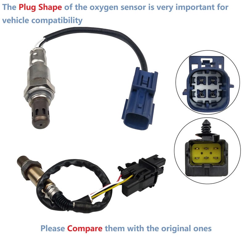 MAXFAVOR 2PCS Oxygen Sensor Replacement for 2005 2006 Nissan Pathfinder Frontier Xterra 4.0L Upstream and Downstream O2 Sensor 234-5060 234-4313 02 Sensor - Image 3